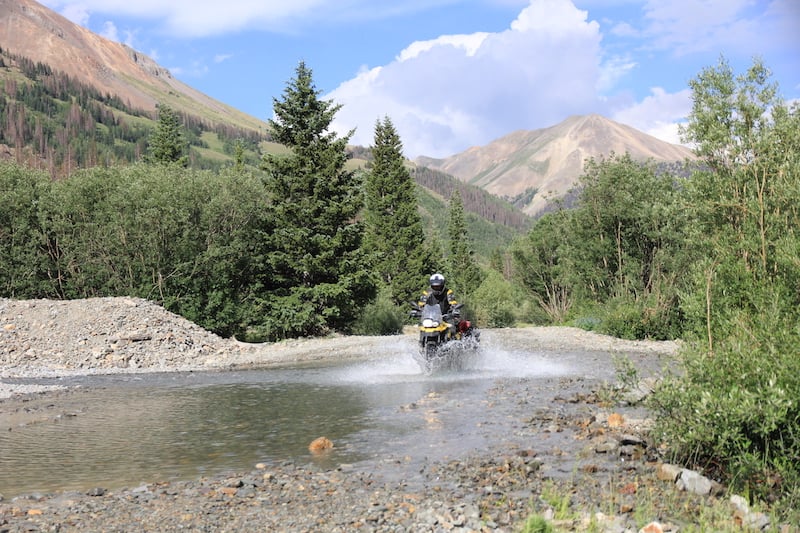 River Crossing on Cinnamon Pass