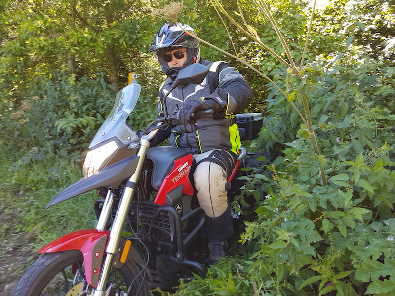 Riding the Sinnis 125 Terrain off-road