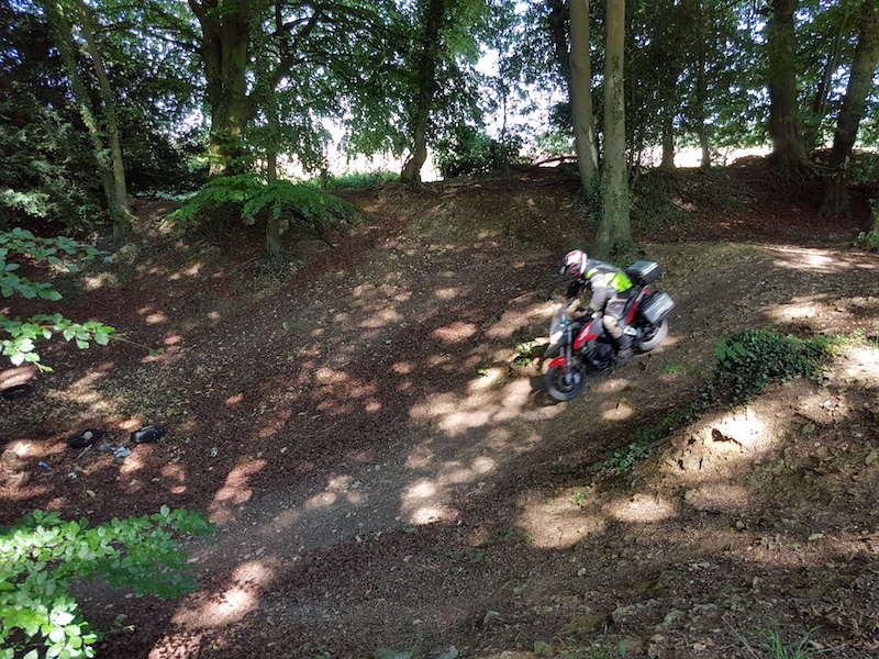 Off-roading on the Sinnis 125 Terrain