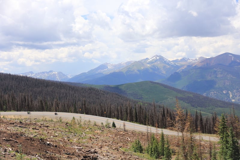 Slumgullion Pass in the Rocky Mountains