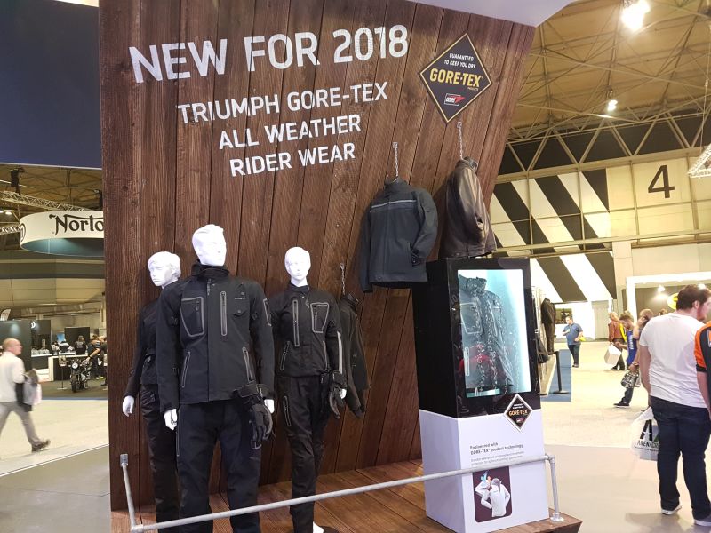 Triumph new Gore-Tex rider wear