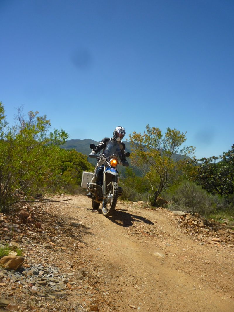 Off-roading motorcycle