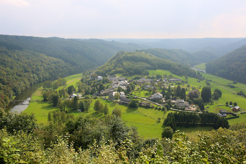 A motorcycle route in the Ardennes