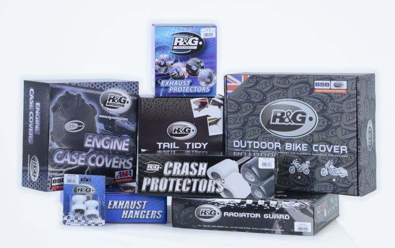 R&G motorcycle products discounts with Bennetts