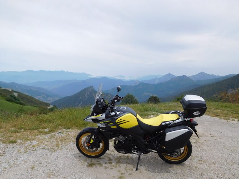 V-strom 1000XT in the mountains of spain