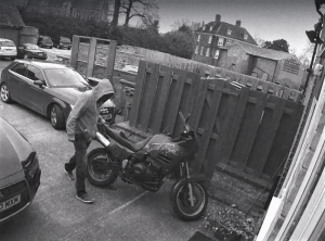 CCTV motorcycle theft