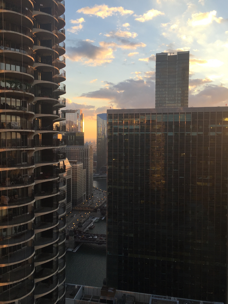 Sky scrapers in Chicago
