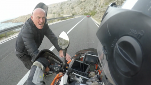 Motorcyclists saved by Bora wind in Croatia