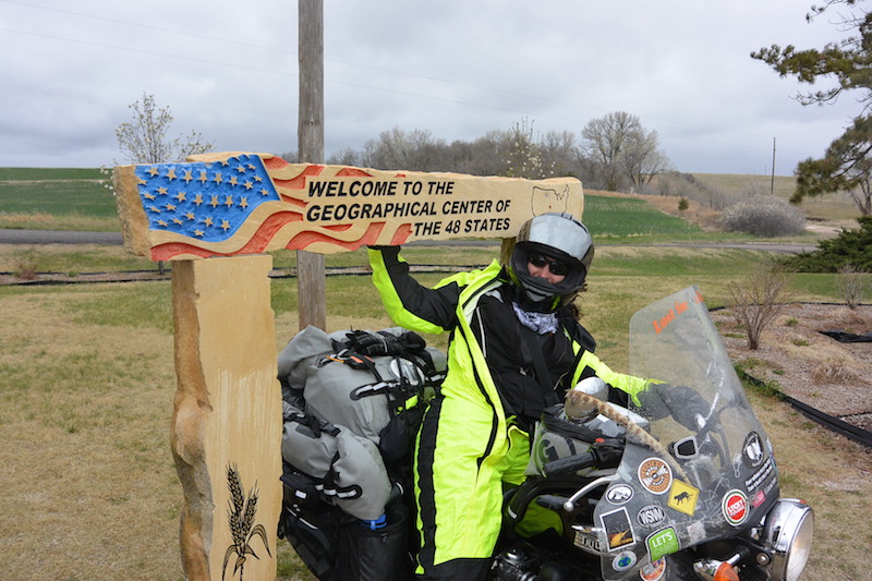 Danell Lynn in the centre of the USA