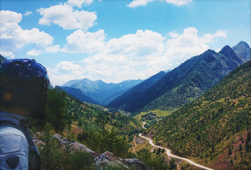 Mountainous landscape view Greece