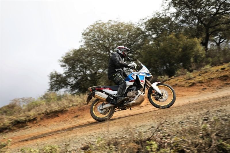 The new Honda Africa Twin Adventure Sports in action