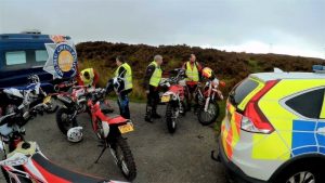Welsh off-road motorcycling police team