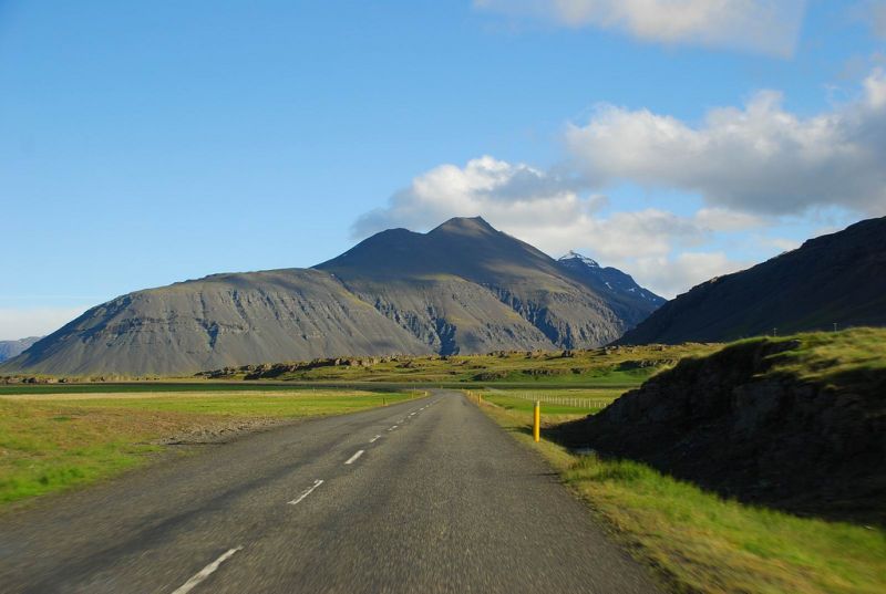 Iceland road Route One