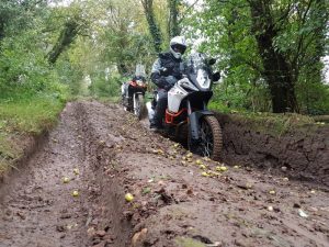 Off-road motorcycling