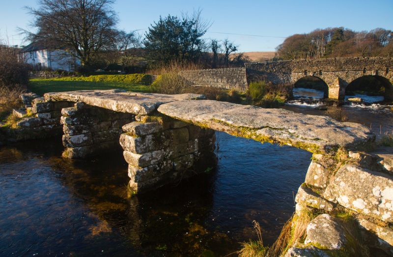 The Old Clapper Bridge Dartmoor