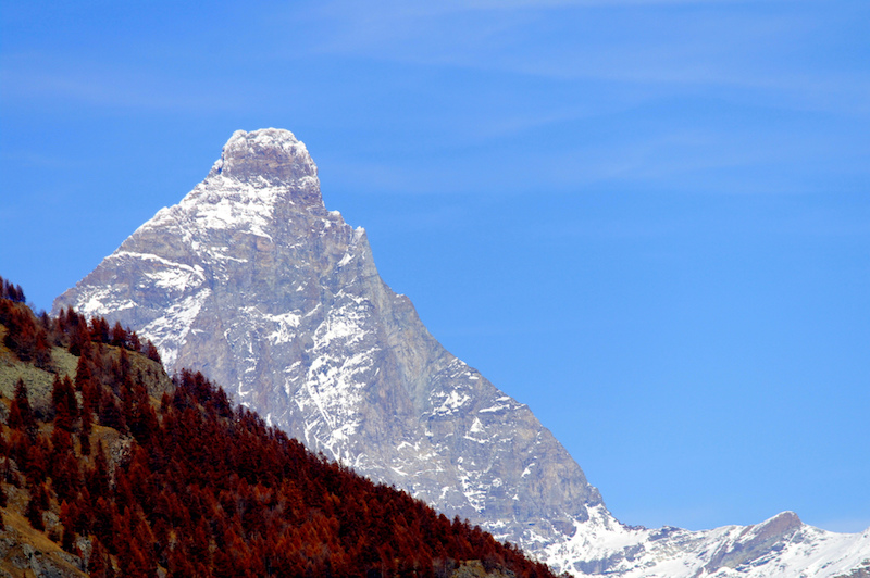 The Matterhorn as viewed from Italy