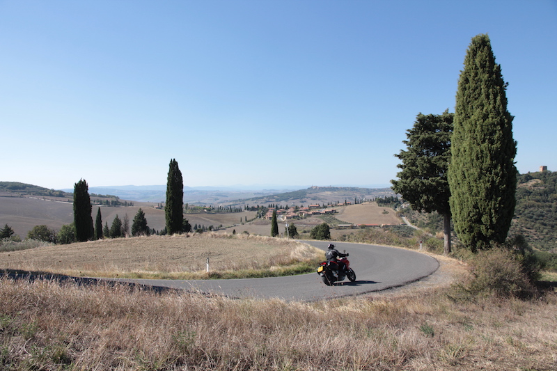 Ducati Multistrada in Tuscany