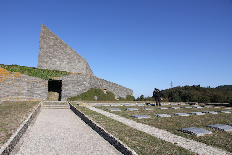 The German Memorial at the summit of the Futa Pass