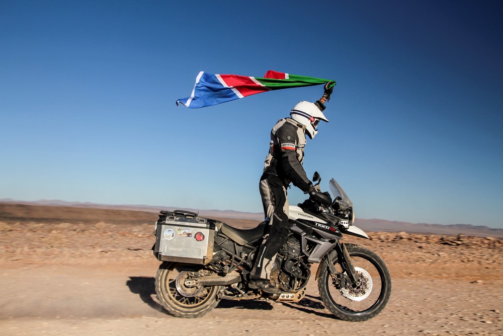 Billy with Flag