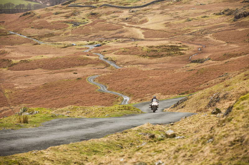 Cumbria Discovery Route. Hardknott Pass.