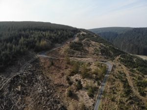 Motorcycle route in Wales