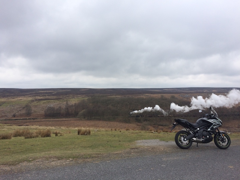 Motorcycle route in Yorkshire