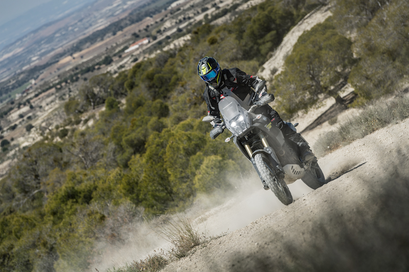 Yamaha Tenere 700 in the dirt