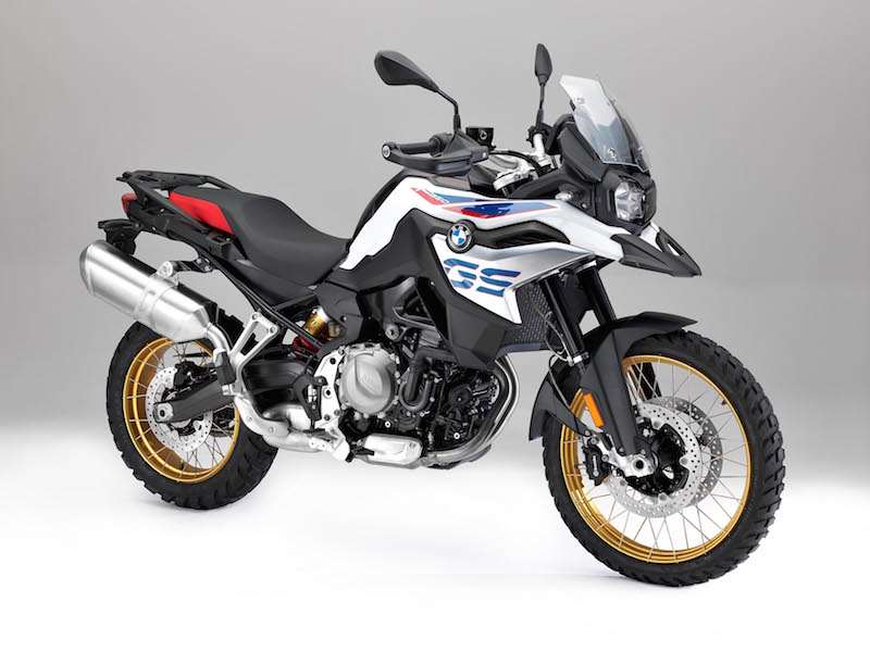 Studio shot of the BMW F 850 GS