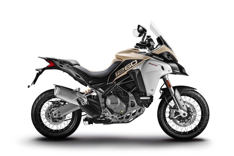 Studio shot of the Multistrada 1260 Enduro