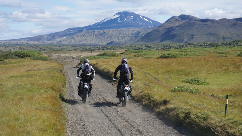 motorcycle trails in Iceland
