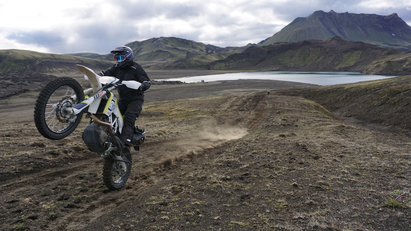 Motorcycle trails in Iceland