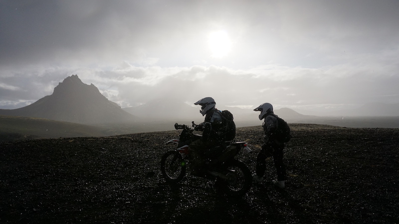 motorcycle trails in Iceland