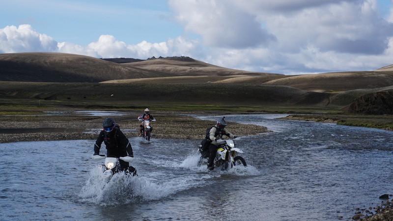 motorcycle trails in Iceland