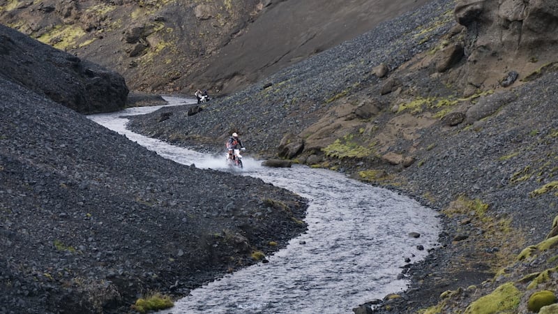 motorcycle trails in Iceland