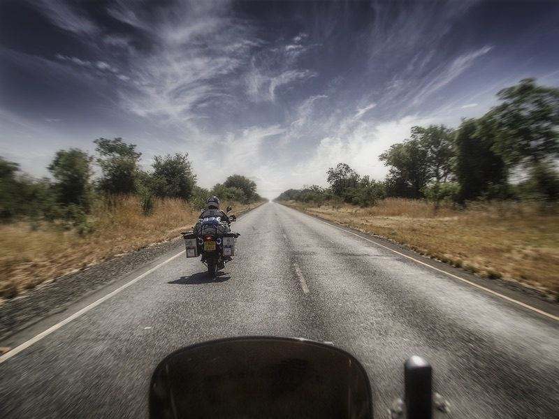 Motorcycle journey in Africa