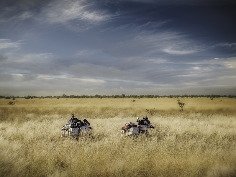 Motorcycle journey in Africa