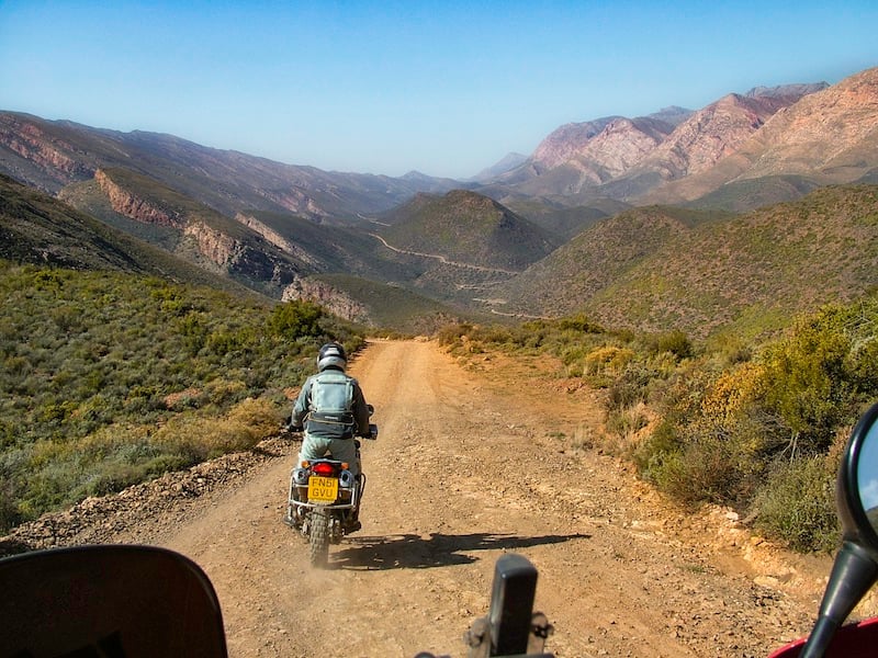 Motorcycle journey in Africa