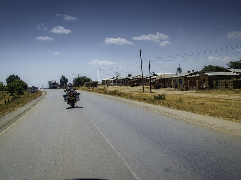 Motorcycle journey in Africa