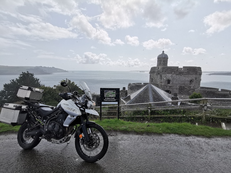 motorcycle route in Cornwall