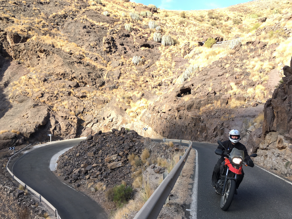 Motorcycle trip to Gran Canaria