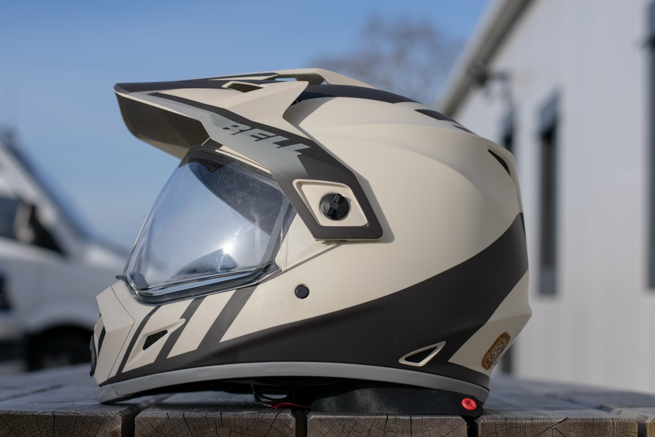 Bell MX-9 Adventure MIPS Dash Sand Brown Grey Motorcycle Motorbike Helmet