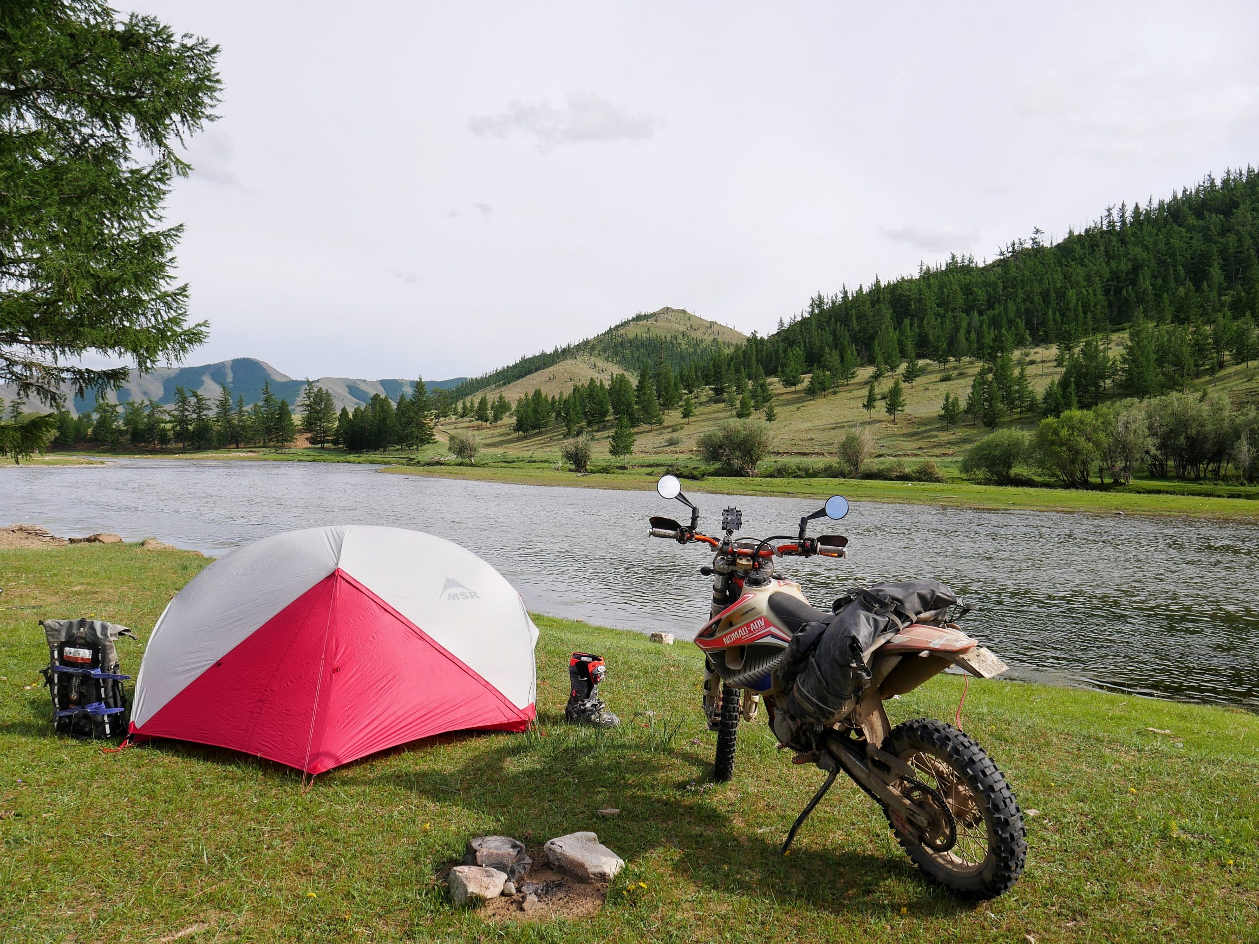 motorcycling in Mongolia