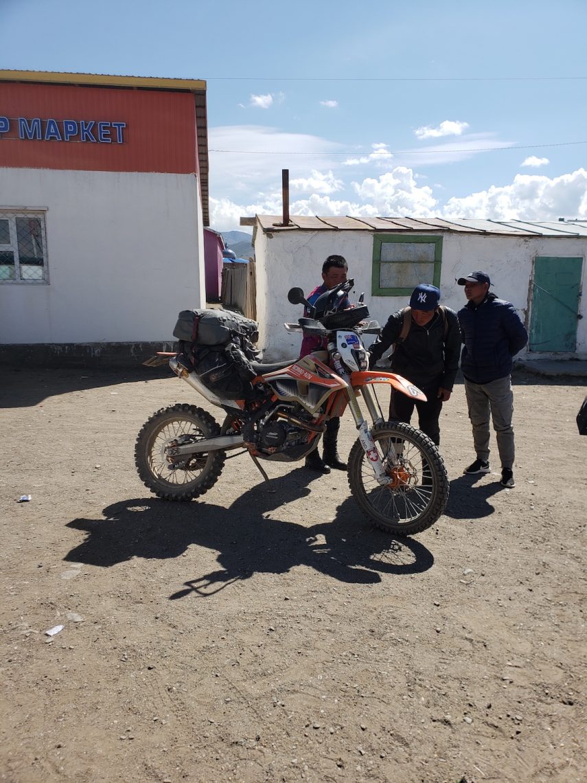 motorcycling in Mongolia