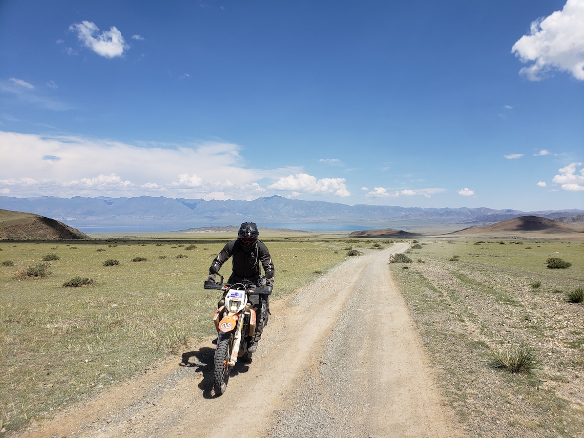 motorcycling in Mongolia