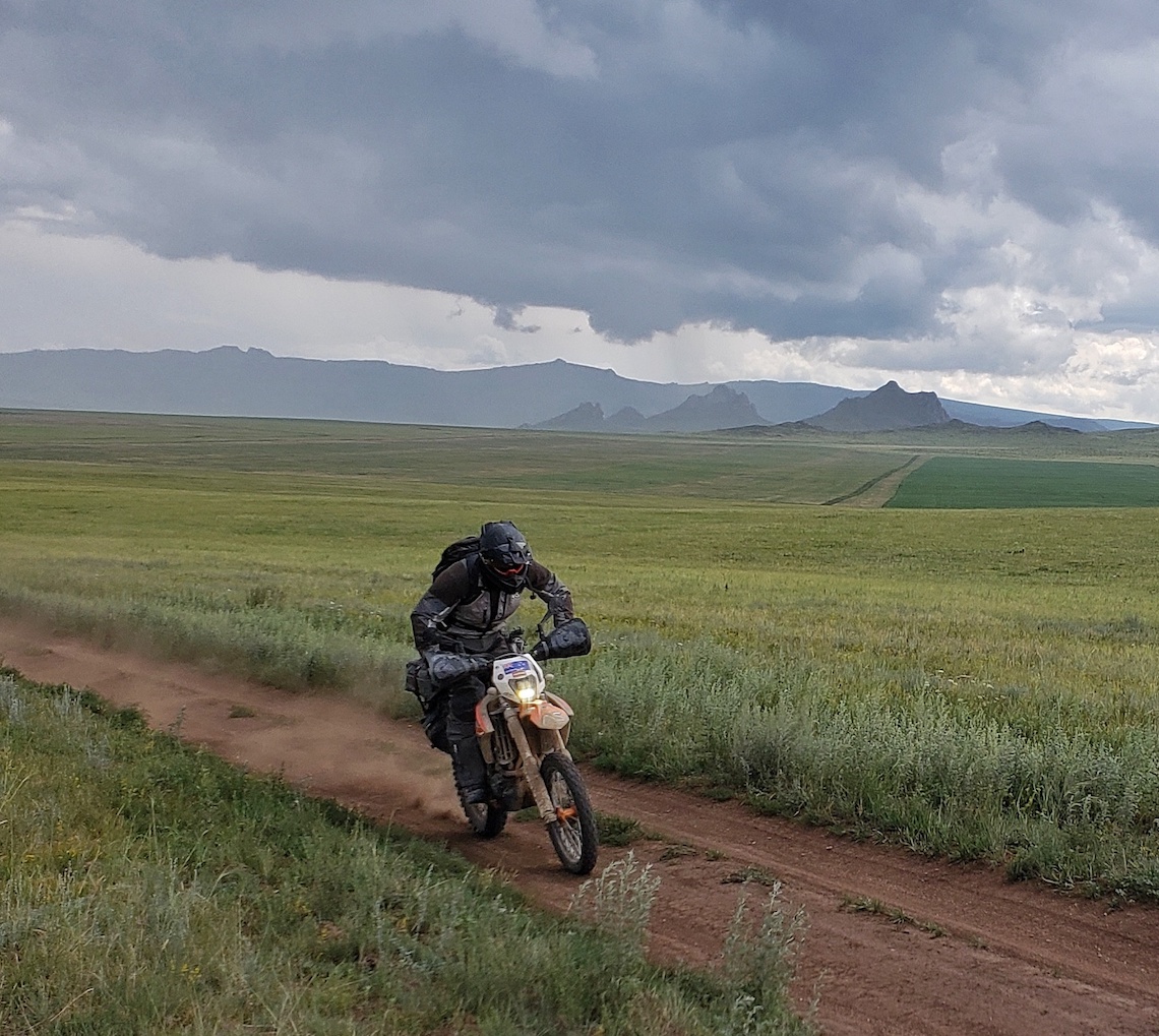 motorcycling in Mongolia