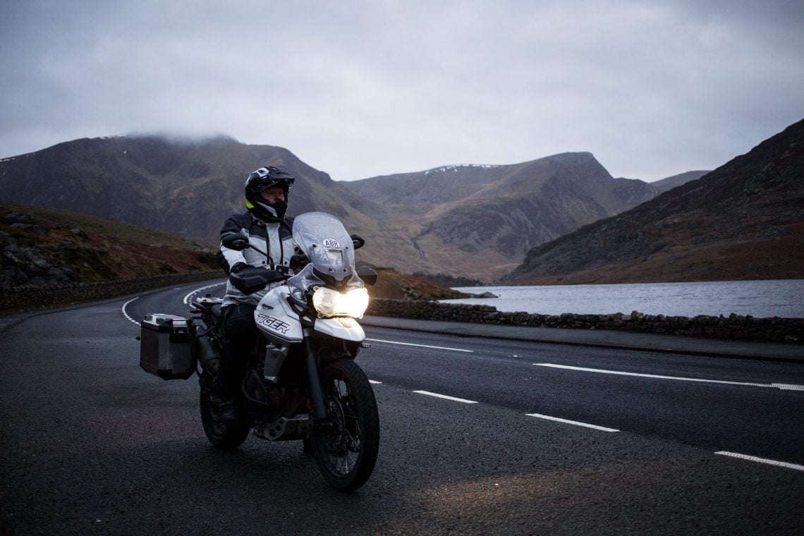 motorcycle route in north west wales