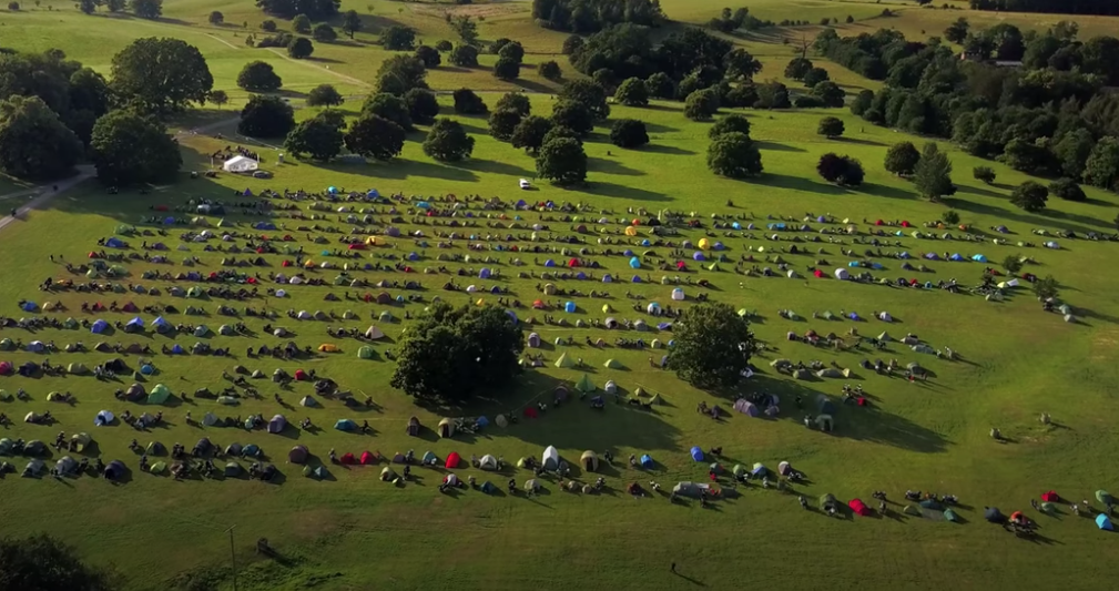 Motorcycle camping at the Adventure Bike Rider Festival 2019