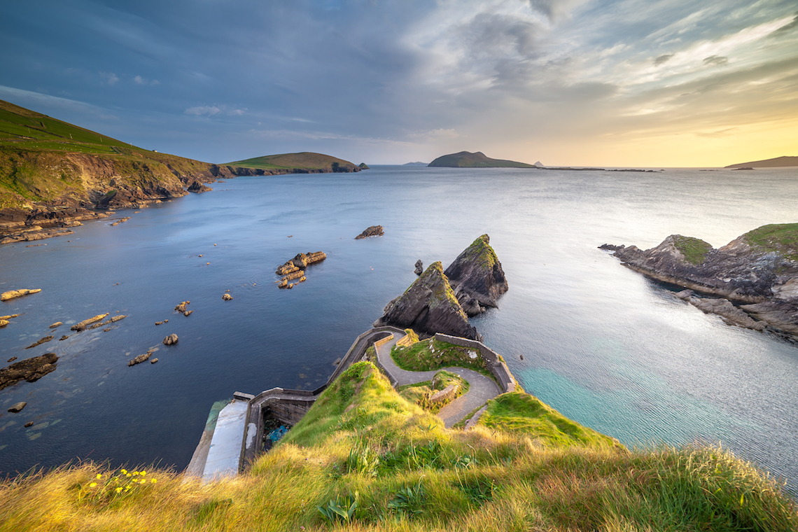 motorcycle route in south-west Ireland