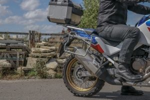What should you consider when buying motorcycle jeans?