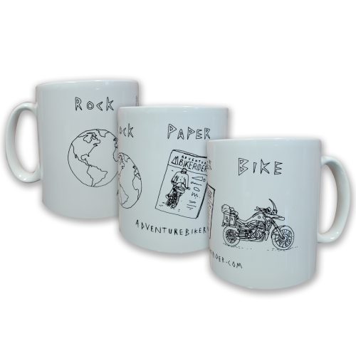 Rock Paper Bike Mug